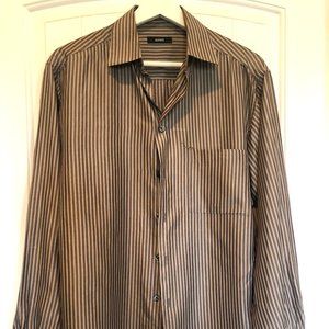 Alfani men's silk shirt medium